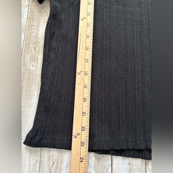 Madewell flutter sleeve Top in black LARGE - Picture 3 of 4